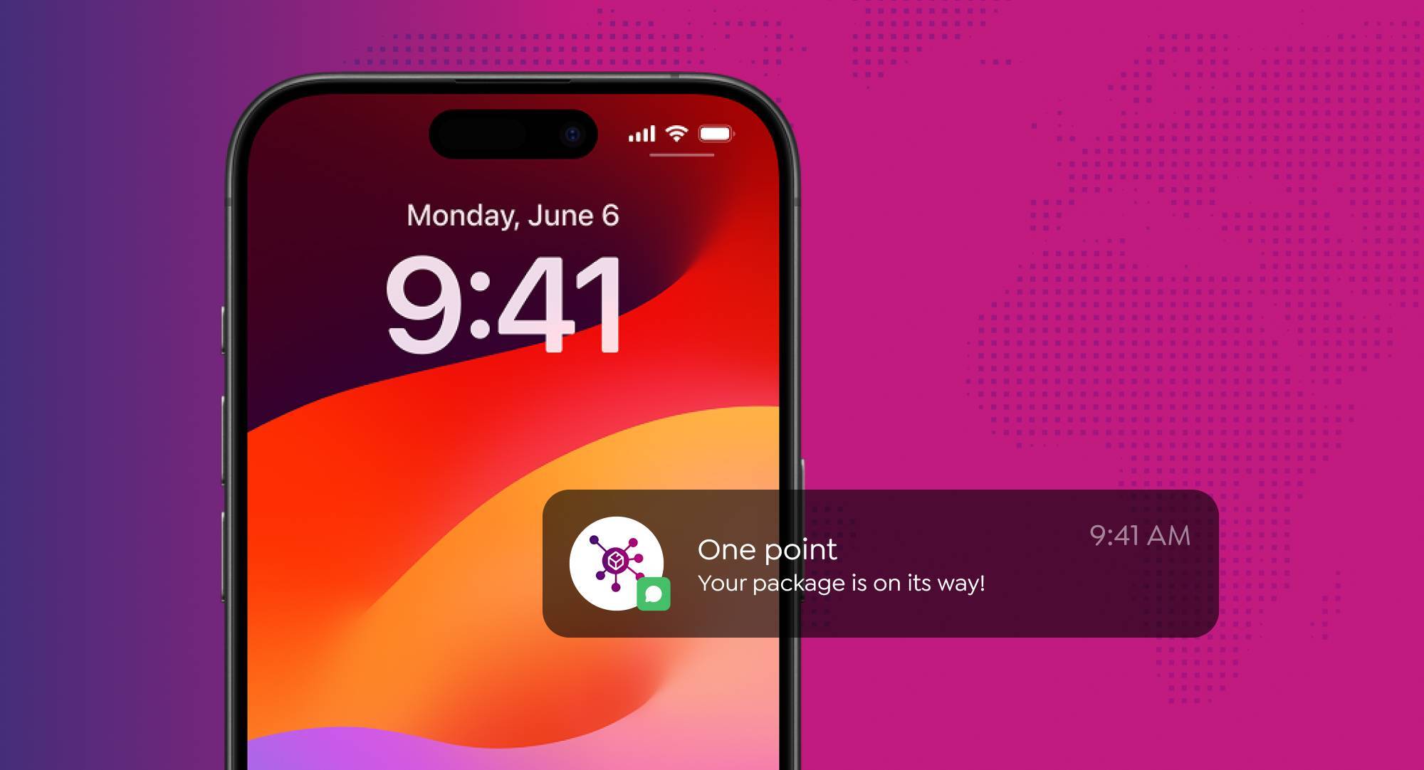 One point notification