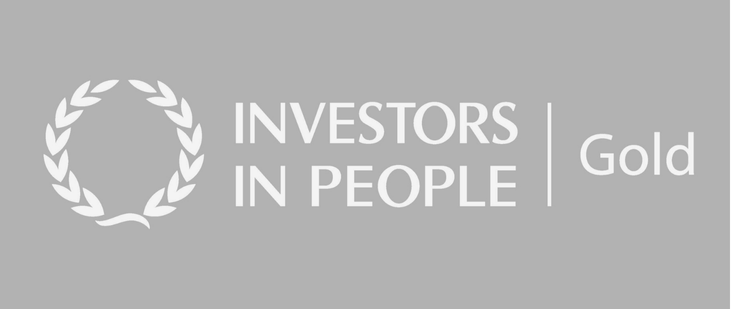 Investors in people gold - greyscale