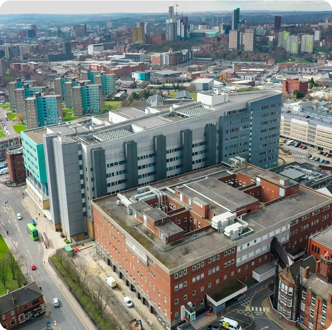 St Jamess University Hospital in Leeds