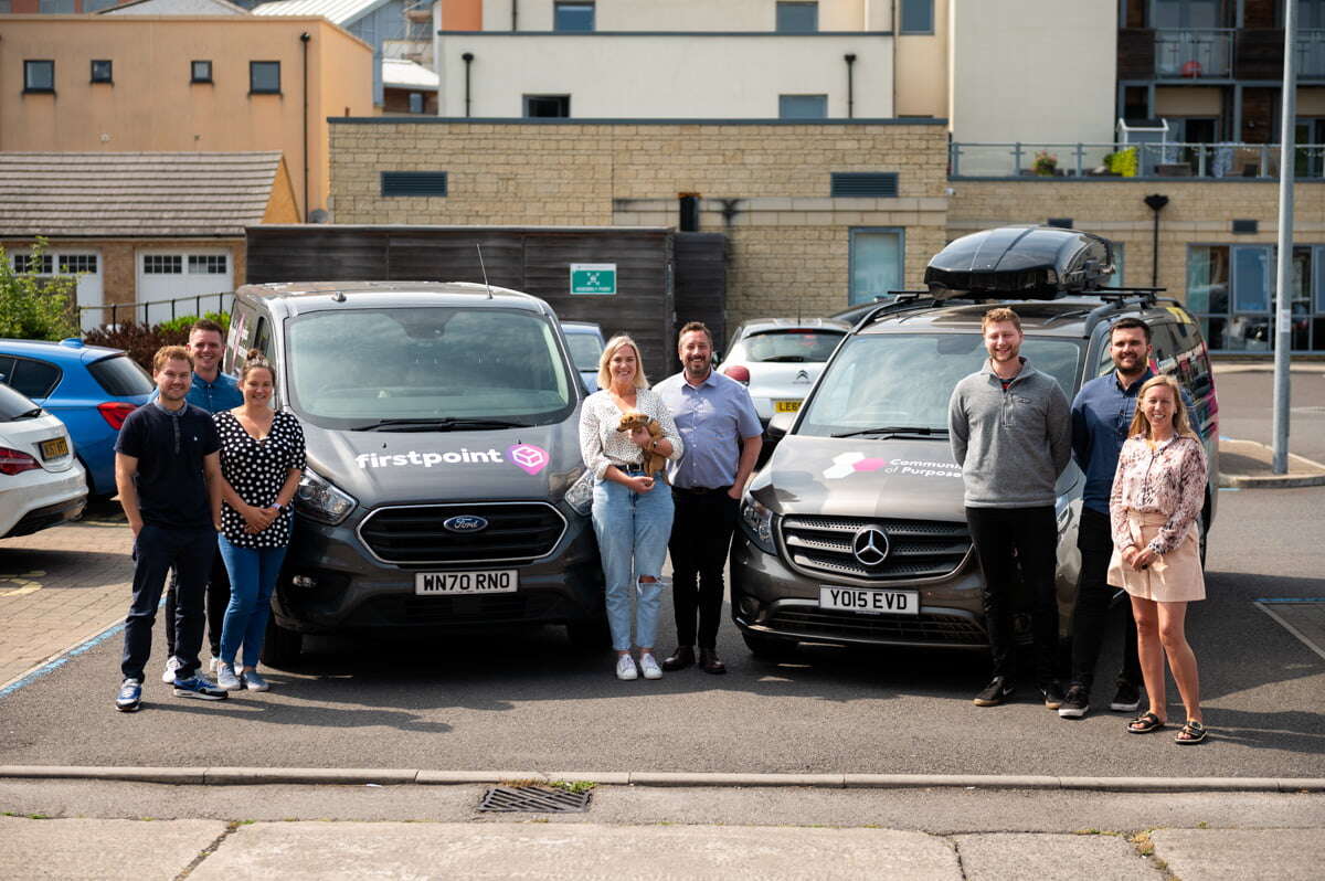 A flying visit from The Community of Purpose minibus